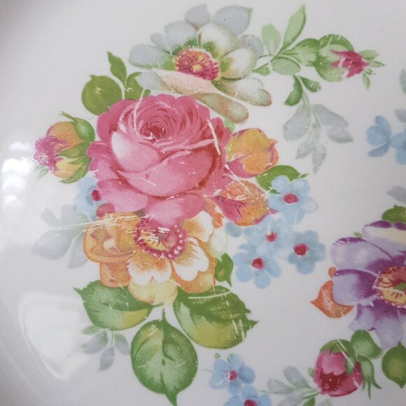 AMERICAN LIMOGES La MARR KS542 22K Gold Filigree Floral Platter & Bowl & Plate - Picture 13 of 16